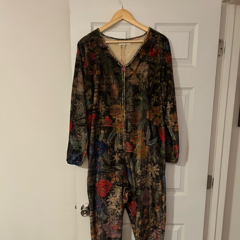 Natural life fleece onesie